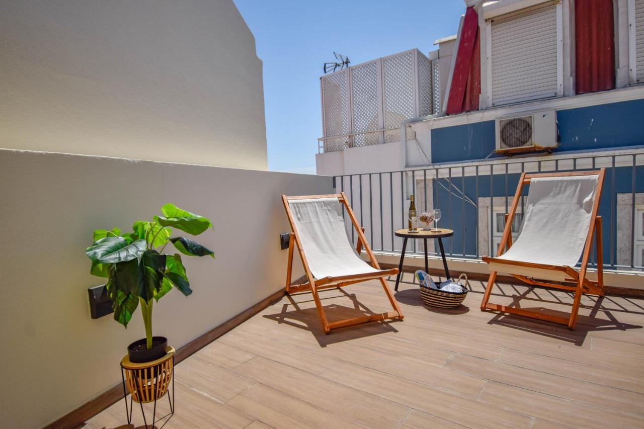 Central & Stylish 2 Bedroom Apartment W/ Balcony Cascais Kültér fotó